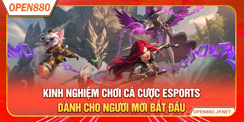 Kinh nghiệm chơi cá cược Esports dành cho người mới bắt đầu